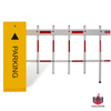 HBF11-2F4.5 4S DC24V 4.5M Two Fence Arm Boom Barrier 